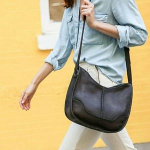 Frye Cara Crossbody  SMOKE
